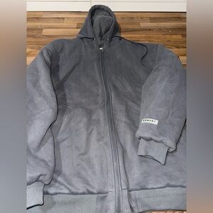 Comfrt Cozy Gray Zip-Up Hoodie